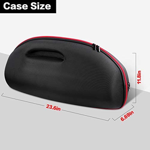 Comecase Hard Travel Case Compatible with JBL Boombox 3/ Boombox 2, Shock-Resistant Carrying Bag with Shoulder Strap & Handle, Water-Resistant, Scratch-Proof Protective Storage Case (Case Only) - Thumbnail 5