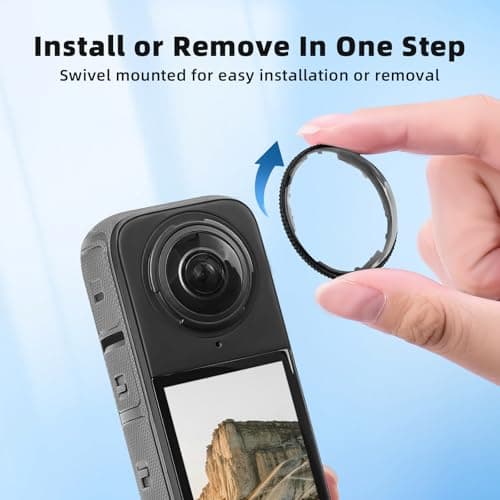 Flymile X4 Premium Lens Guard for Insta360 X4, High Transparency Tempered Glass Lens Protector for Insta 360 X4 Camera Anti-scratch Accessories(Not for X4 Air) - Thumbnail 4