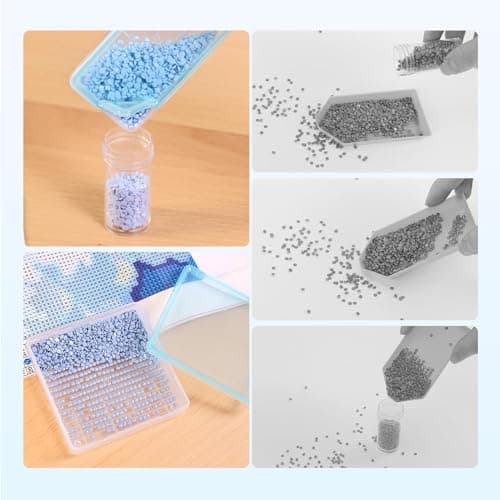Caydo 31 PCS All Inclusive Diamond Art Accessories Kit, A4 LED Light Pad Set with Diamond Art Sealer, Trays, Electric Pen, Roller Tool for 5D Diamond Paint - Thumbnail 3