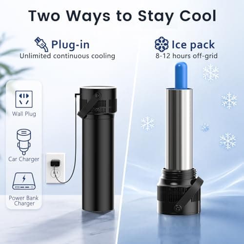 PURZOT Electric Insulin Cooler Travel Case with Backpack, TSA Approved Smart Medicine Cold Storage with Biogel Ice Pack for Travel, Portable Refrigerated Case for Diabetic Pens & Vials (Blue) - Thumbnail 2