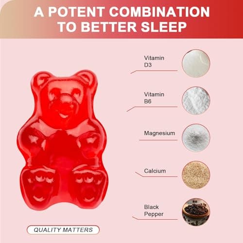 GREENPEOPLE Magnesium Glycinate Gummies 400mg - Sugar Free Magnesium Supplement with Magnesio Citrate, Vitamin D, and B6 for Calm Support & Sleep for Adults - High Absorption - Raspberry Gummies - Thumbnail 2