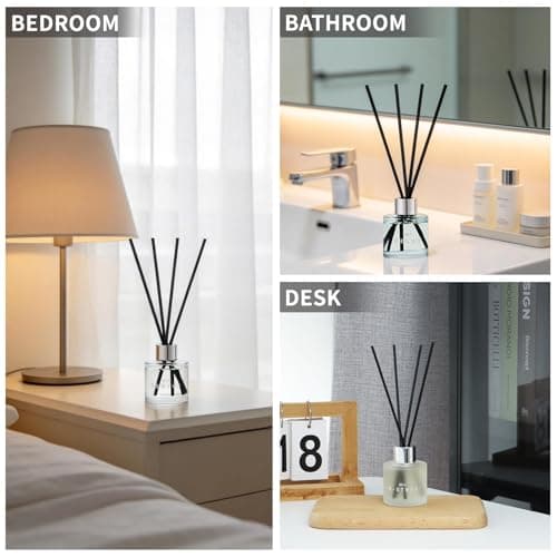 3 Pack Fragrance Reed Diffuser, 50ML Lavender Jasmine Lemongrass - Thumbnail 3
