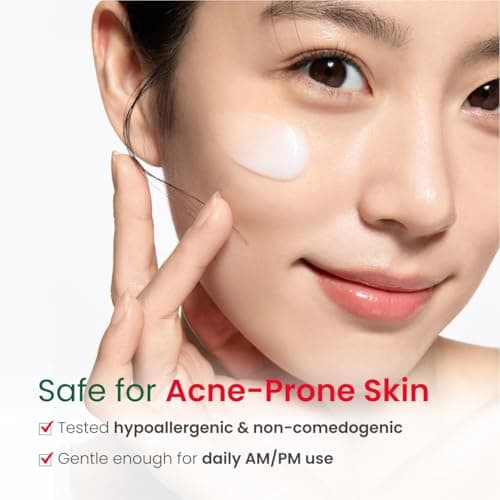 Dr. G R.E.D. Blemish Clear Soothing Cream - Calming Korean Moisturizer for Redness - Soothes Acne & Irritation - With Centella Asiatica - Long-Lasting Hydration - 2.36 fl oz - Thumbnail 5