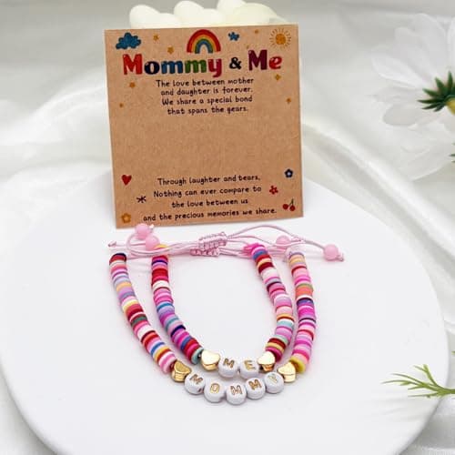 OVIFICEA Mother Daughter Bracelets for Gifts,Mommy And Me Matching Bracelet for Birthday Christmas Gifts,Daughter Jewelry From Mom - Thumbnail 2