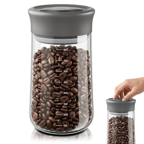 OURCABECUE Overnight Oats containers with Lids, Upgraded Easy Open quarter twist, 27 oz Glass Food Storage Jars, Wide Mouth Mason Salad Jars for Meal Prep, Coffee Beans, Grains, Loose Tea and More - Image 1