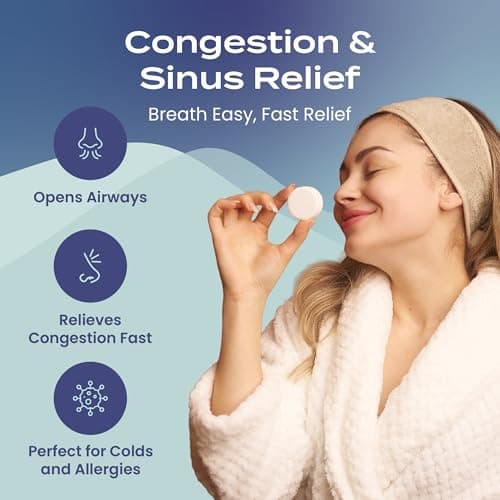 Body Restore Shower Steamers Aromatherapy 6 Pack – Mothers Day Gifts for Mom, Birthday Gifts for Women, Relaxation Stress Relief Self Care – Clarity - Thumbnail 3