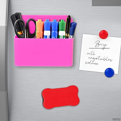 2Pcs Magnetic Marker Holder for Whiteboard - Cute Pen Holder Magnetic Dry Erase Marker Holder Magnets for Whiteboard Marker Holder Magnetic Pencil Holder - Magnetic Pen Holder for Refrigerator Pen Cup - Thumbnail 5