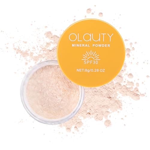 Mineral Powder Sunscreen for Face & Scalp, SPF 30, Translucent Loose Setting Powder Foundation Makeup, Matte Oil Control Natural Finishing Face Powder, Lightweight, Long-Lasting (#01 Translucent) - Image 1