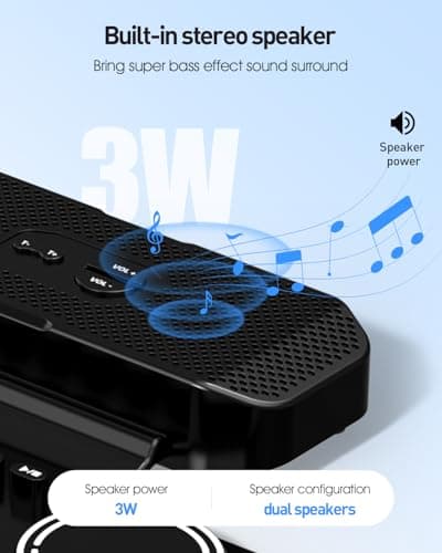 Rhymo Portable Electronic Drum Set, 9-Pad Roll-Up with Built-in Speaker, Rechargeable Battery, Headphones, Drum Pedal & Sticks, Perfect for Beginners, Home Practice and Travel Gifts - Thumbnail 5