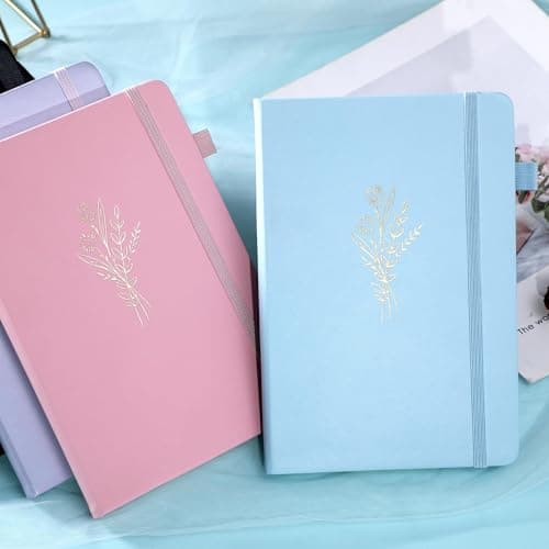MINICAGIE Lined Leather Journal Notebook for Women A5 192 Pages - Thumbnail 4