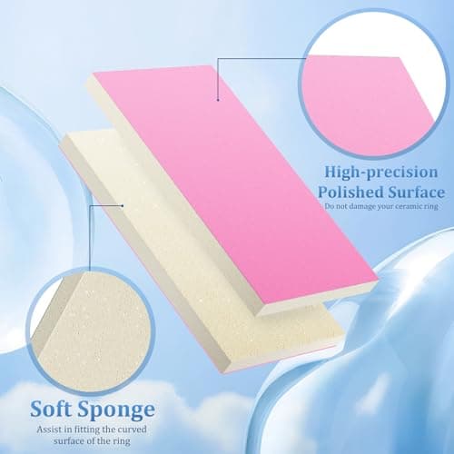 YWXTW Polishing Pad Designed for Oura Ring 4 Ceramic, [Scratch Remover] [Restore Finish], Ring Buffing & Cleaning Kit for Oura Ceramic, 2 Pack - Thumbnail 5