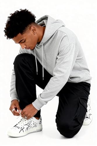 GINGTTO Mens Black Cargo Pants Straight Leg Stretch Cargos for Men Casual Everyday Wear 28 - Thumbnail 5