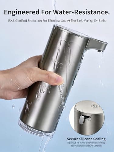 Automatic Soap Dispenser Touchless Foaming: Stainless Steel Free Touch - Thumbnail 4