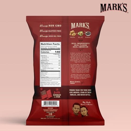 MARK’S Kettle Cooked Avocado Oil Potato Chips, BBQ – Gluten Free and Seed Oil Free | Barbecue, 5 oz (Pack of 3) | Non-GMO, Chips for Clean & Healthy Snacking - Thumbnail 2