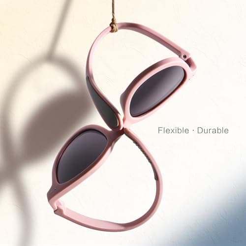 EYEBUDDY Kids Toddler Sunglasses Age 2-4/3-5 Boys Girls Polarized UV Protection Sun Glasses for Age 2-8 - Thumbnail 4