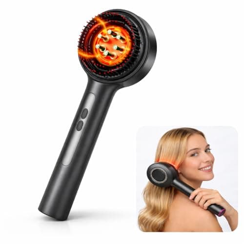 AMAWIN Electric Scalp Massager, 3-in-1 Hair Oil Applicator & Cordless Electric Head Massager, IPX7 Waterproof, Portable Scalp Brush for Home & Travel (Gray)