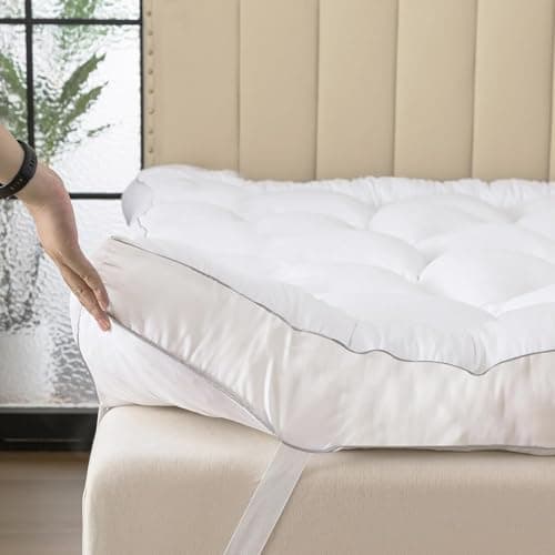 SHOUREN Memory Foam Mattress Topper Full for Back Pain Relief, 2~3In Thick Plush Gel Foam Bed Topper 1700 GSM, Smooth & Supportive Pressure Relief, 75" x 54" - Image 1