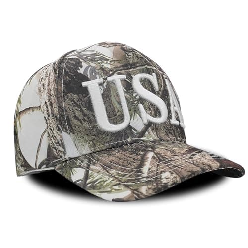 LELVK USA Hat American Flag Baseball Cap Trucker Adjustable Breathable 4th of July Accessories for Men Women Gifts - Thumbnail 3