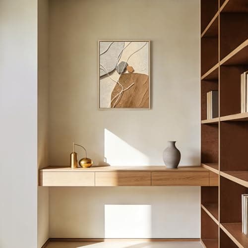 HISPACE Wall Art For Living Room,Minimalist Wall Art,Canvas Prints Paintings Artwork for Walls,Bedroom,Hallway,Office Wall Decor,12x16 Inch Unique Gift Wall Decor for Friends and Family - Thumbnail 6