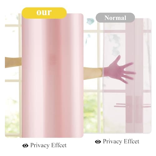 NICETOWN Non-See-Through Pink Sheer Curtains 96 inches Long 2 Panels for Living Room, Privacy Cat Proof Window Drapes for Bedroom, Rod Pocket Light Filtering Elegant Home Decoration, W52 x L96 in - Thumbnail 5