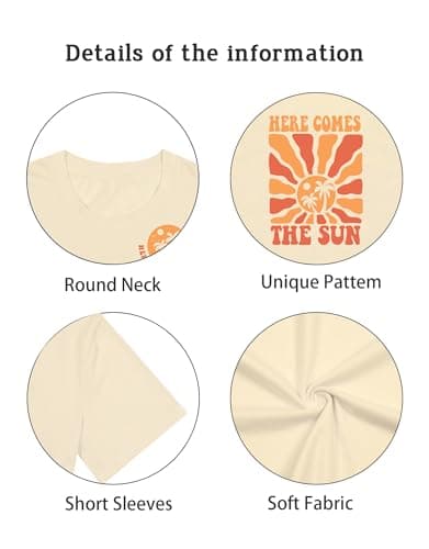 YHHR Womens Hawaiian Shirts Summer Casual Beach Sunshine Tropical T-Shirt Graphic Tees Short Sleeve Tops - Thumbnail 6