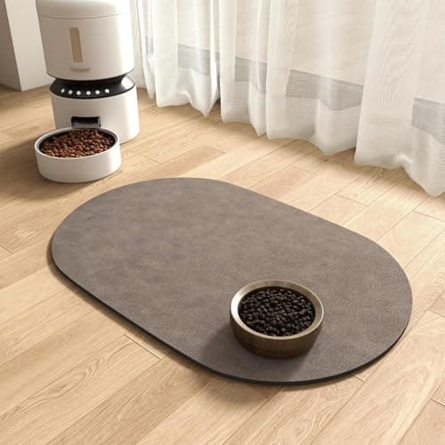 Absorbent Dog Food Mat-Cat Mat for Food and Water Bowl, Quick Dry Pet Food Mat, No Stains Dog Feeding mat, Pet Accessories Pet Supplies Mat-Cat Water Bowl Mat for Messy Drinkers - Image 1