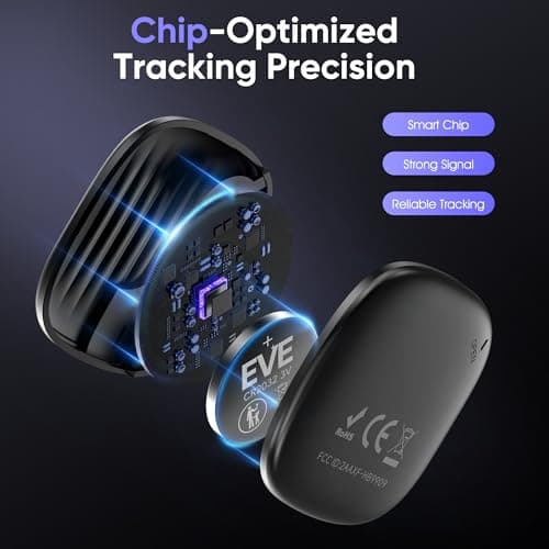 Air Tracker Tags-4 Pack: Bluetooth Tracker Work with Apple Find My (iOS only), Smart Tag Keys Finder Tracking Tags and Item Locator for Luggage Tracker, Bags, Wallet, Travel - Thumbnail 6