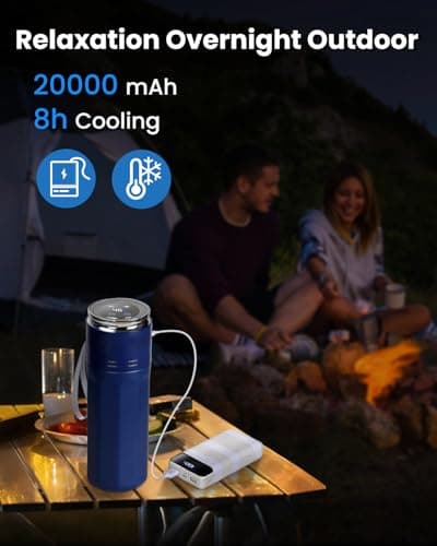 Insulin Cooler Travel Case, TSA Approved Diabetes Long Trip Refrigerator with USB Charger, Electric Display Medication Cooler for Travel, 6 Pens Medicine Freezer Long-Lasting, Portable for Overseas - Thumbnail 6