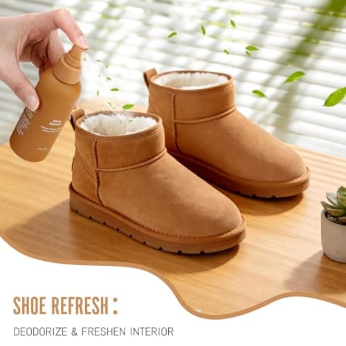 UGOOOSI Suede Care Kit, Deep Cleaning Shoe Cleaner with Water and Stain Repellent Spray | Professional Grade Suede Brush & Eraser Set for Restoring Nubuck, Sheepskin Shoes and Boots - Thumbnail 6