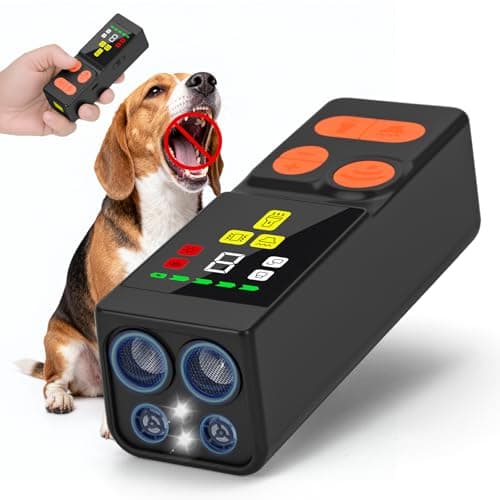 AOFANPET Dog Bark Deterrent Devices 2026 New Updated 4X Ultrasonic Anti Barking Device with 10 Modes & LED Light, 45ft Range Rechargeable Handheld Trainer for Dogs Humane Bark Control - Image 1