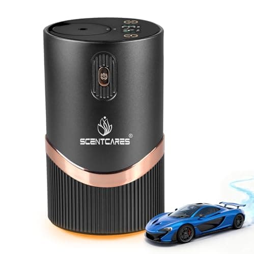 Scentcare Waterless Diffuser, Sentiment Diffuser with Warm LED, Automatic Power-Off, Multifunction 4 Cold Mist & Timer 1/2/4/6H