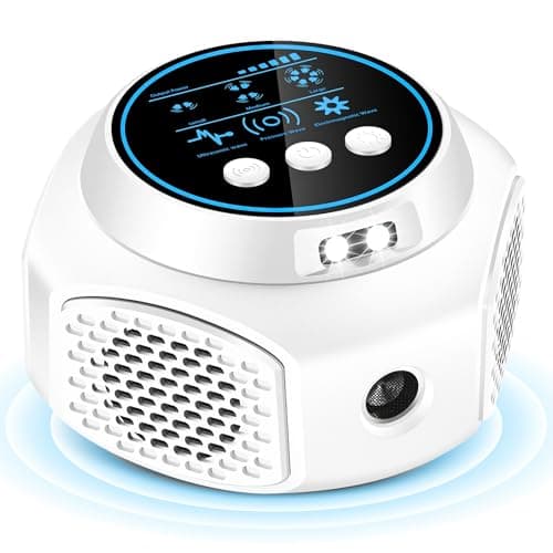 Ultrasonic Pest Repellent Indoor Plug in, Mouse Trap for Home Mice Repellent Rodent Repellent, Keep Away Mouse, Rats, Squirrels, Bats, Roaches, Spiders, Suitable for Room, Attics, Garages(White) - Image 1
