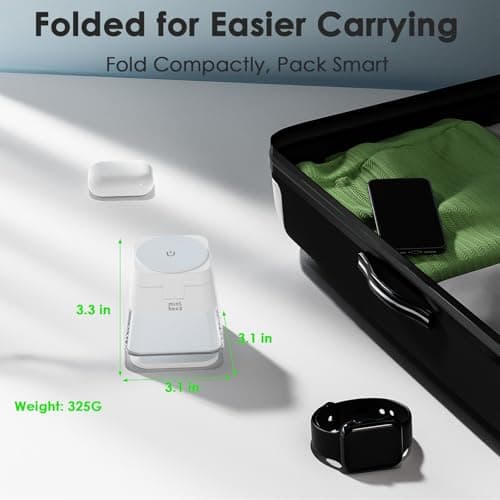 Minthouz 3 in 1 Charging Station for iPhone, Wireless Charger for Apple, Charging Station for Multiple Devices with Multi-Color Light for iPhone 16, 15, 14, 13, 12 Pro, Apple Watch & AirPods Pro/4/3/2 - Thumbnail 6