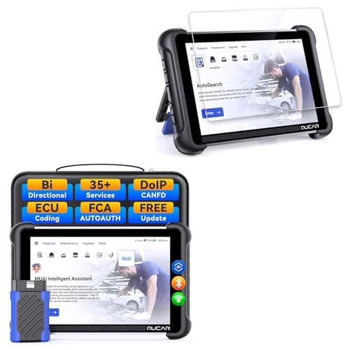 MUCAR 892BT Scanner and Tempered Glass Screen Protector,AI-Assisted Bidirectional Scan Tool, Full System OBD2 Scanner, Bi-Directional OBD2 Scanner Diagnostic Tool,ECU Coding, 35 Services, FCA Autoauth - Image 1