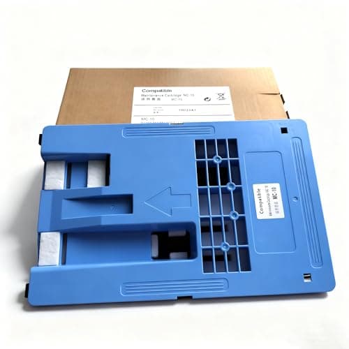 Hha&Ptj MC-10 Maintenance Cartridge Replacement Canon mc 10 1320b014, High Capacity Waste Collection Cartridge Compatible with Imageprograf IPF650 655 680 685 750 755 760 765 770 780 785 830 840 850 - Image 1