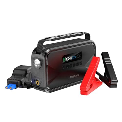 BRITDAG Portable Car Jump Starter with 150PSI Air Compressor - 2000A Peak, 12V Lithium Battery Booster, PD45W Power Bank, Emergency Tire Inflator for Cars, Trucks, RVs & Outdoor Gear