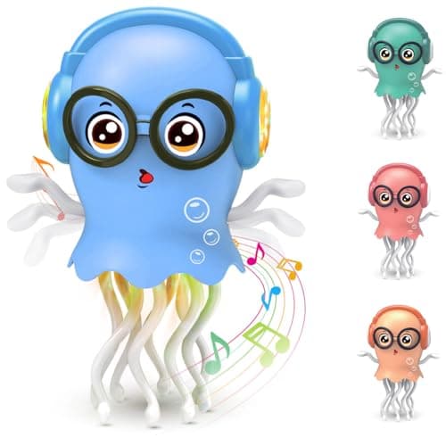 Zonopy Dancing Jellydancer Kids Toy, Baby Toy Learning Crawling Jellydancer Tummy Time Toy for Boy 3-6 Girls 6-12, Fidget Toy Magic Dancing Loud Music Toys for 3 4 5 6 7 8 Year Old Kids Birthday Gifts - Image 1