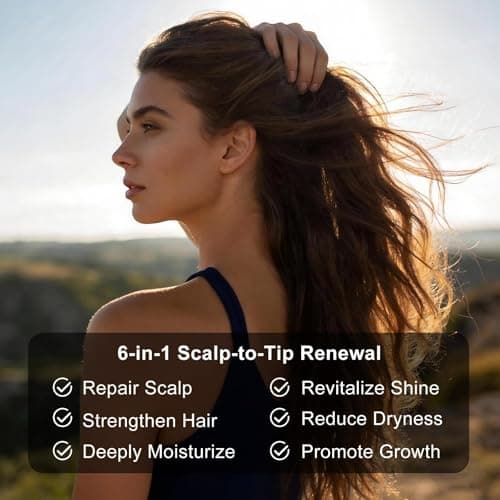 Hair Density Serum, Rosemary Biotin Scalp for Thinning Hair, Peptide Hair Growth Helps Reduce Shedding, Niacinamide and Caffeine Hair Loss Serum, Silicone Scalp Applicator, 2.0 fl oz - Thumbnail 2