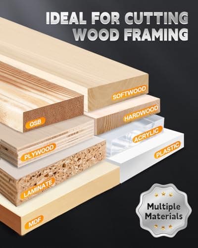 COMOWARE 3 Inch Circular Saw Blade 3 PCS, 36T ATB Circular Saw Blade, 7/16" Arbor 3/8“ Bushing, TCT Carbide-Tipped, Teflon Anti-Stick, Miter Saws Blades for Wood, Laminate, Plywood & Hardwoods - Thumbnail 6