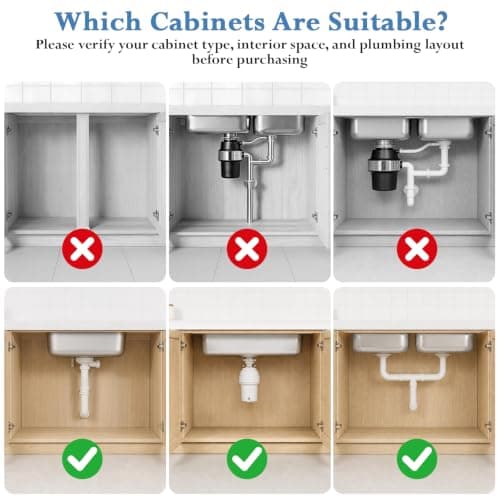 Aisslro Under Sink Organizer, 2 Tier Under the Sink Storage, Expandable Adjustable Slide Out Pull Out Under Cabinet Organizers Shelf, for Kitchen Bathroom Pantry Closet Organization, Black - Thumbnail 3