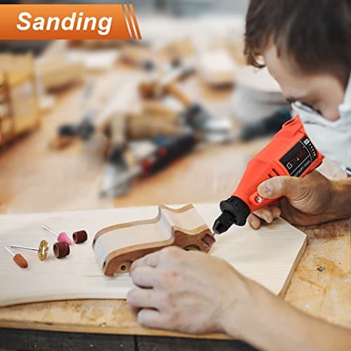 480Pcs Rotary Tool Accessories Kit, GOXAWEE 1/8 inch Shank Rotary Tool Accessory Set, Multi Purpose Universal Kit for Cutting, Drilling, Grinding, Polishing, Engraving & Sanding - Thumbnail 3