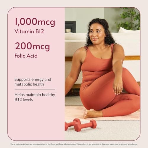 Bariatric Advantage B-12 Speedy Melts, Vitamin B12 1000 mcg Supplement, Fast Melting with 200 mcg of Folic Acid for Nutritional Support - Peppermint, 30 Count - Thumbnail 5