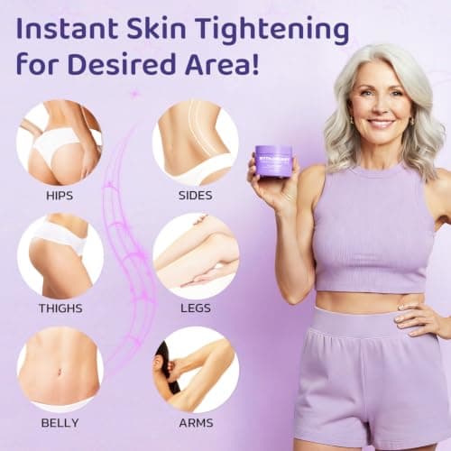 MYTH-Dreamy Overnight Toning Whip Firming Cellulite Cream, Skin Firming and Tightening Lotion While You Sleep - Helps Tighten Loose Skin & Cellulite on Body Belly Booty Arms Thighs with Gua Sha Tool - Thumbnail 6