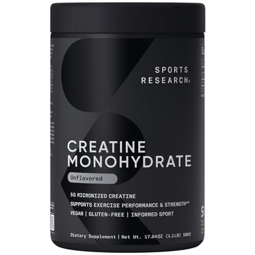 Sports Research® Creatine Monohydrate (Micronized) Powder 5g, 35.27oz - Image 1