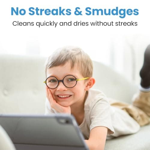 Care Touch Lens Wipes for Eyeglasses- 100 Count Individually Wrapped Pre- Moistened Wipes, 5 x 6 Inch- Camera Lens, Sunglasses and Glasses Cleaner,- Gentle and Portable for Cleaning of Optical Devices - Thumbnail 5