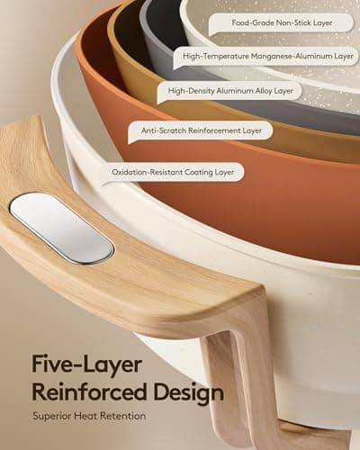 Hot Pot Electric Hot Pot with Divider, Large 6L Nonstick Dual-Sided Shabu Shabu Pot Dual-Flavor hotpot electric 1500W with Adjustable 5-Temperature Control ，Perfect for Family Dinners & Parties - Thumbnail 4