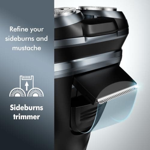 LONKEEN Travel Electric Razor for Men:5D Floating Head Shavers for Men, Smooth Shave Ready in Seconds - IPX7 Waterproof Wet or Dry, USB-C Rechargeable, Stainless Steel Blades - Thumbnail 5