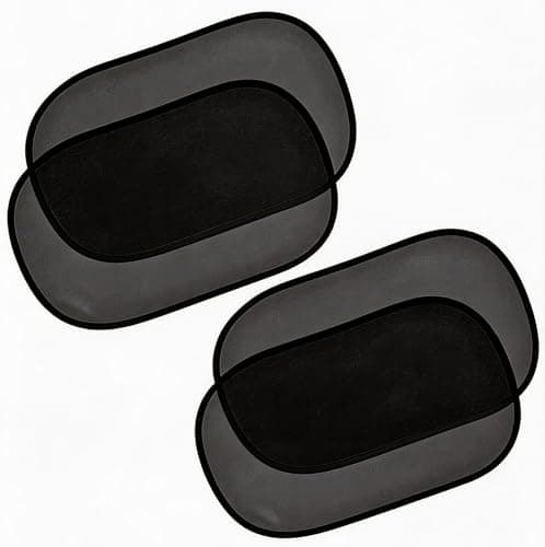 Shalaker Car Window Sun Shades for Baby, Static Cling Side Window Cover, UV Ray and Glare Protection, 20x12 Inch, 4 Pack - Image 1