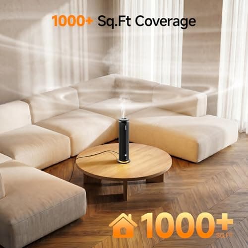 FEPPO Waterless Diffuser – Diffuser for Home, Hotel, Office | Essential Oil Diffuser Starter Kit with 5×20mL Hotel Scent Oils, 6 Scent Levels, 4 Timer Modes, Quiet Diffuser, 1000+ Sq Ft - Thumbnail 3