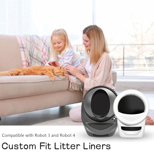 150 Pack Heavy Duty Self-Cleaning Litter Box Liners, Compatible with Litter-Robot 3/4, Extra Thick Waste Drawer Liners, 9-11 Gallons of Capacity, Easy to Empty - Thumbnail 5
